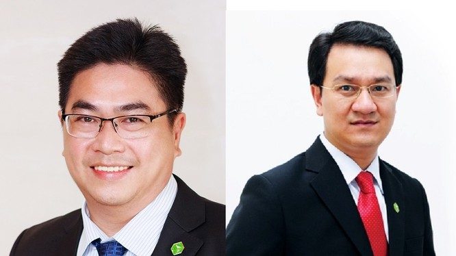 Tân CEO Novaland Bùi Xuân Huy và người tiền nhiệm Phan Thành Huy. (Ảnh: NVL)