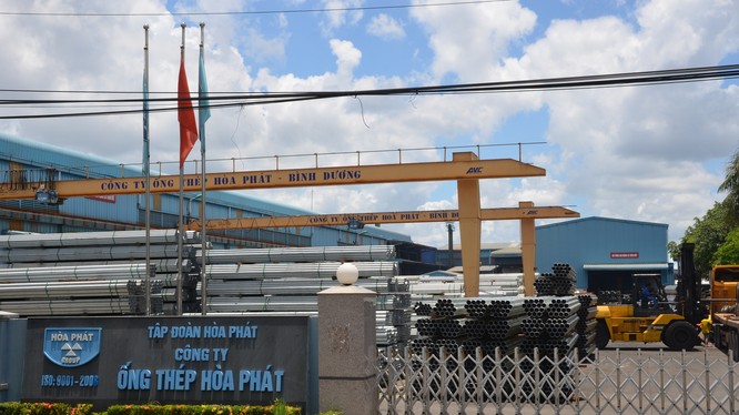Thép xây dựng và ống thép tiếp tục là các sản phẩm đóng góp chính vào kết quả kinh doanh của Hòa Phát. (Ảnh: HPG)