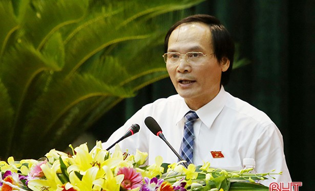 Giám đốc Sở NN&PTNT Hà Tĩnh Nguyễn Văn Việt. (Ảnh: Báo Hà Tĩnh)