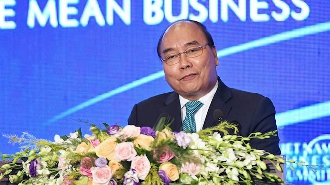 Thủ tướng Nguyễn Xuân Phúc tham dự Diễn đàn VBS 2018 ngày 13/9. Ảnh: Giang Huy