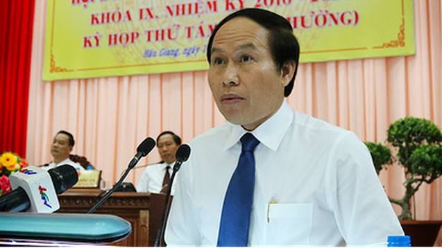 Ông Lê Tiến Châu hiện là Phó Bí thư Tỉnh ủy, Chủ tịch UBND tỉnh Hậu Giang.