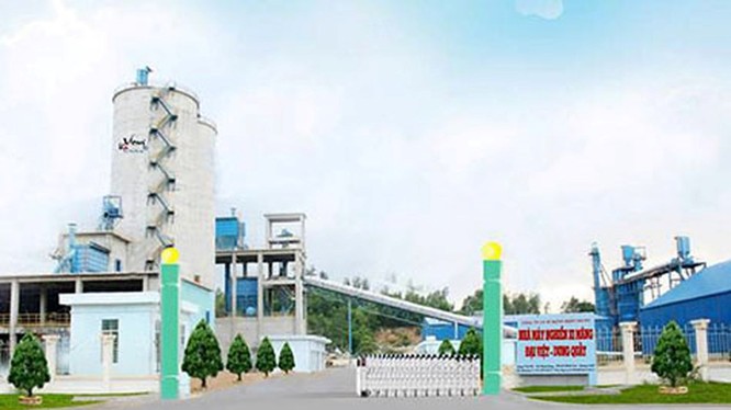Nhà máy Xi măng Đại Việt - Dung Quất. (Ảnh: Internet)