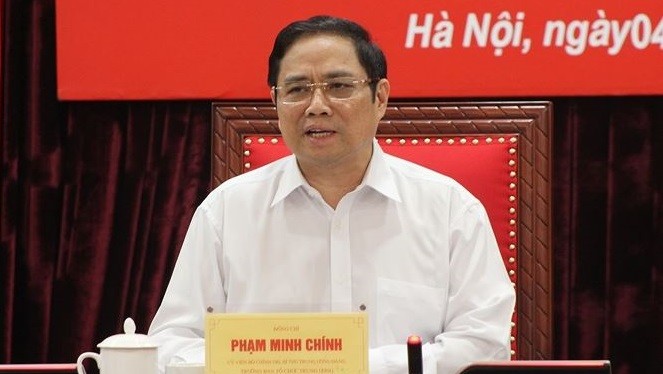 Ông Phạm Minh Chính, Trưởng Ban Tổ chức Trung ương (ảnh Văn Kiên)