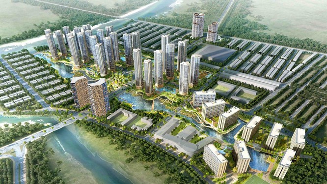 Phối cảnh dự án Khu đô thị Sài Gòn Bình An (Nguồn: Alinco)