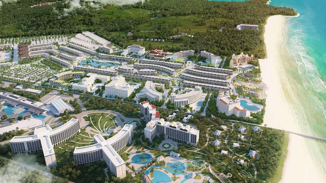 Dự án Grand World Phú Quốc có quy mô lên tới 85,1ha, tổng vốn đầu tư dự kiến là 7.500 tỉ đồng