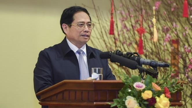 Thủ tướng Phạm Minh Chính giao nhiệm vụ cho ngành ngân hàng (Ảnh: SBV)