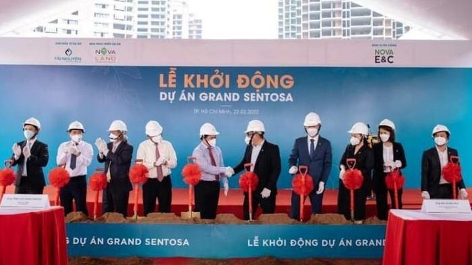 Grand Sentosa khởi động trong ngày 22/02/2022 với sự hiện diện của thiếu gia Phan Thành
