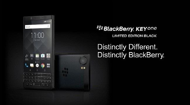 Hình ảnh BlackBerry KEYone phiên bản màu đen (ảnh: CrackBerry)