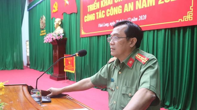 Đại tá Đoàn Minh Lý, Giám đốc Công an tỉnh Vĩnh Long (Ảnh: BCA) 