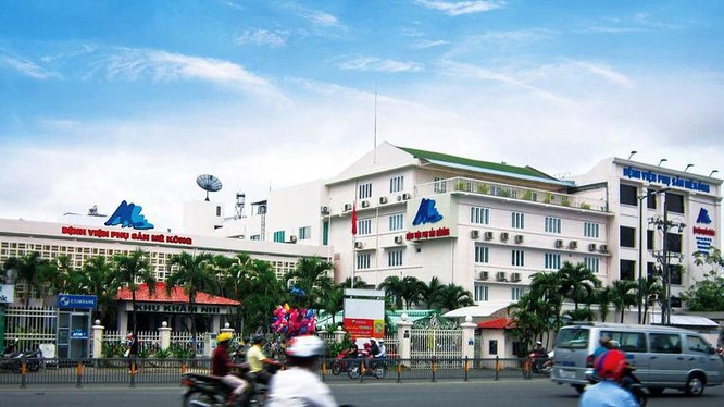 Bệnh viện Phụ sản Mê Kông, nơi xảy ra vụ việc (Ảnh: Website BV Mê Kông) 