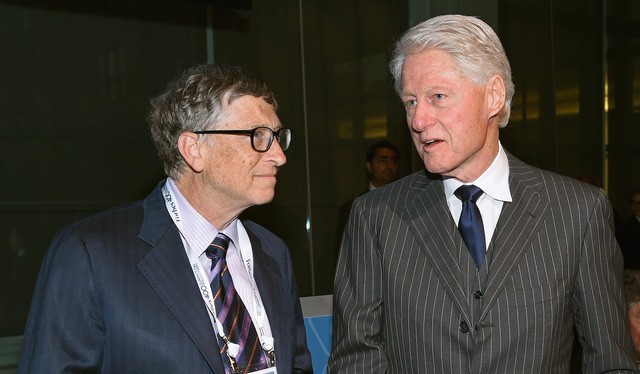 Bill Gates và cựu Tổng thống Mỹ Bill Clinton