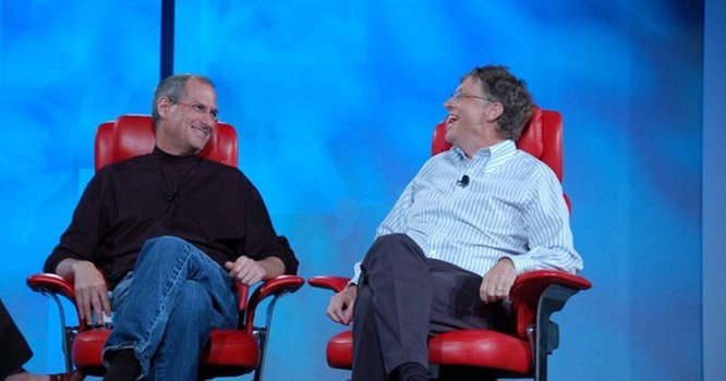 Bill Gates - Steve Jobs.