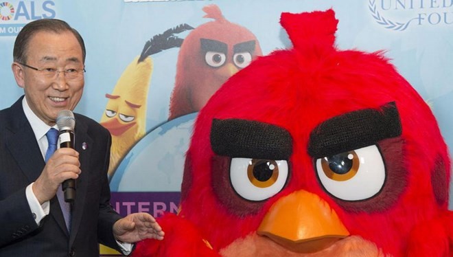 LHQ "bổ nhiệm" ​thủ lĩnh trò chơi điện tử Angry Bird làm đại sứ