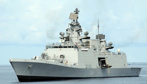 Tàu chiến INS Satpura của Ấn Độ. Ảnh: Wikipedia