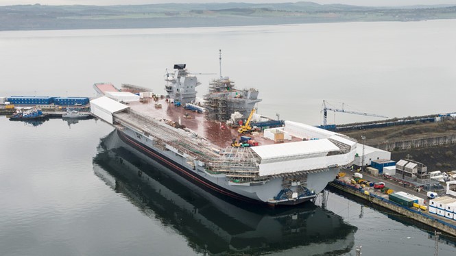 HMS Queen Elizabeth sẽ là mũi nhọn sức mạnh trên biển của Anh trong tương lai