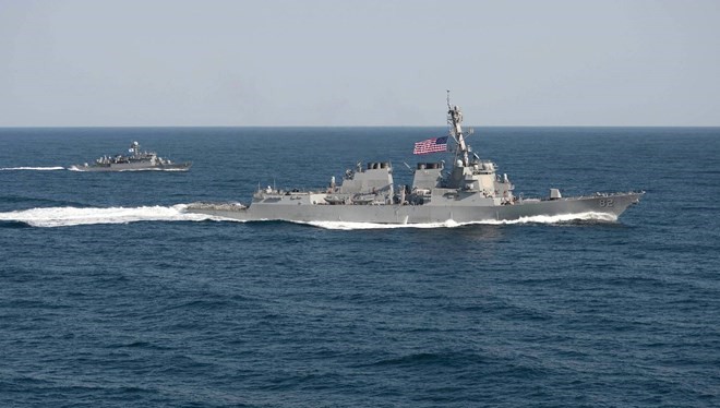 Tàu chiến Mỹ USS Lassen. (Nguồn: US Navy)