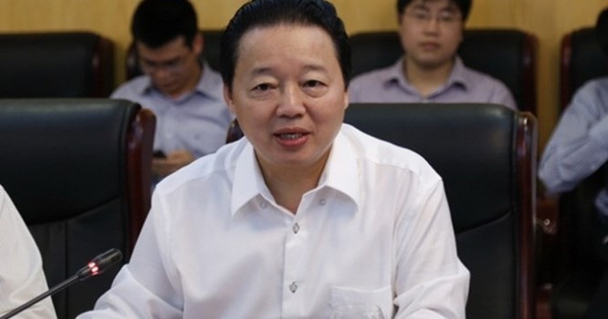 Bộ trưởng Bộ Tài nguyên và môi trường Trần Hồng Hà