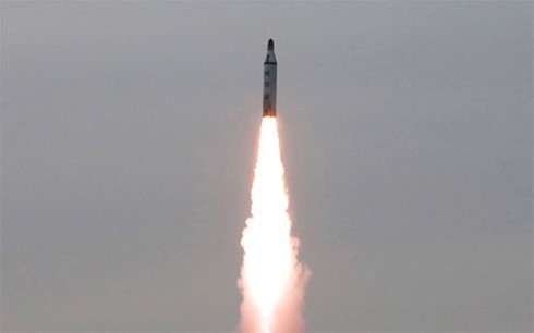 Một vụ thử tên lửa Triều Tiên (Ảnh Sputnik)