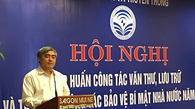  Thứ trưởng Nguyễn Minh Hồng phát biểu chỉ đạo Hội nghị