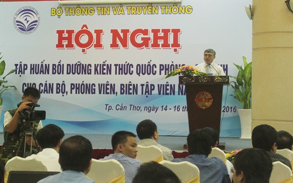 Thứ trưởng Nguyễn Minh Hồng phát biểu tại Hội nghị