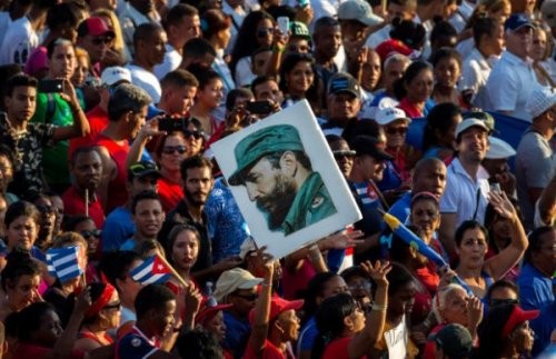 Người dân Cuba yêu mến và tôn kính nhà lãnh đạo Fidel Castro. Ảnh: The Denver Post