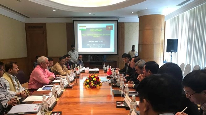 Đoàn công tác Bộ Thông tin và Truyền thông Việt Nam có buổi làm việc với Bộ Truyền thông Ấn Độ ngày 27/3.