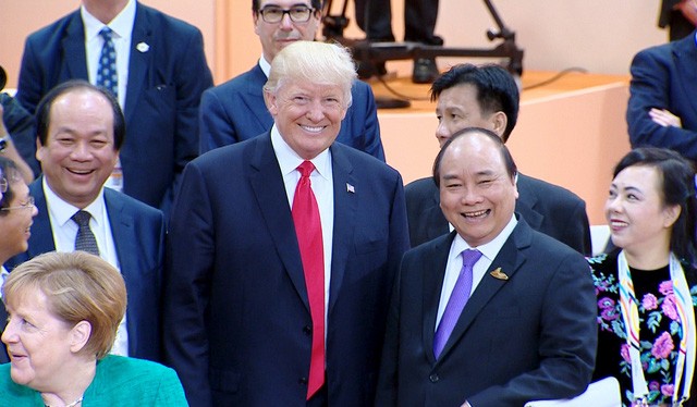 Tổng thống Mỹ Donald Trump sẽ tới Việt Nam vào tháng 11 tới đây (ảnh: VGP)
