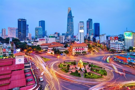 Thành phố Hồ Chí Minh là một trong những điển hình trên thế giới về tốc độ đô thị hóa nhanh. Ảnh minh hoạ: SGGP