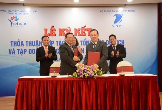 Việc hợp tác này nhằm thúc đẩy sự phát triển của ngành du lịch Việt Nam, đón đầu cuộc cách mạng công nghiệp 4.0, trên cơ sở nhu cầu, thế mạnh hiện có của cả 2 bên. Ảnh: T.Quỳnh.