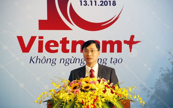 Ông Trần Tiến Duẩn, Tổng biên tập Báo Điện tử VietnamPlus nhận định báo luôn tìm tòi sáng tạo, áp dụng nhiều công nghệ truyền thông mới.
