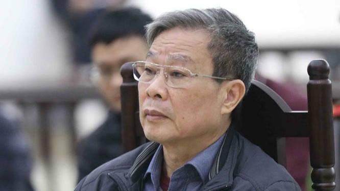 Cựu Bộ trưởng Thông tin và Truyền thông Nguyễn Bắc Son bị tuyên phạt tù chung thân. Ảnh: TTXVN.