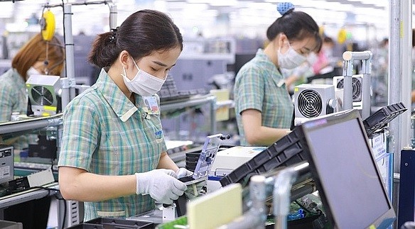 Công xưởng làm việc của công nhân Samsung Việt Nam - Ảnh: Samsung