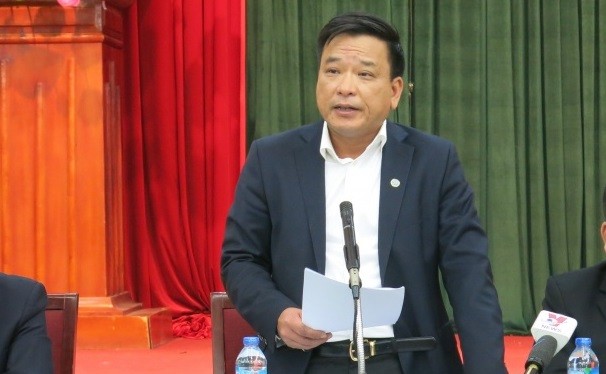 Ông Võ Tiến Hùng - Tổng Giám đốc Công ty trách nhiệm hữu hạn một thành viên Thoát nước Hà Nội. Ảnh: hanoi.gov.vn.