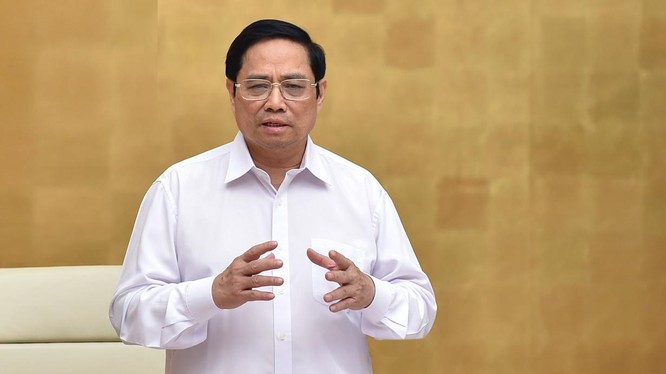Thủ tướng Phạm Minh Chính nêu rõ việc phục hồi, mở cửa kinh tế phụ thuộc rất lớn vào phòng, chống dịch. 