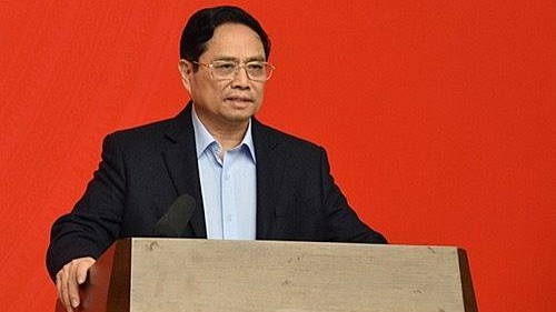 Thủ tướng Phạm Minh Chính phát biểu tại Hội nghị trực tuyến triển khai Đề án phát triển ứng dụng dữ liệu về dân cư, định danh và xác thực điện tử phục vụ chuyển đổi số quốc gia.