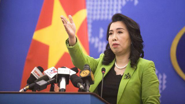 Người phát ngôn Bộ Ngoại giao Việt Nam Lê Thị Thu Hằng lên tiếng về thông tin Trung Quốc định biến Biển Đông thành vùng nội thủy.