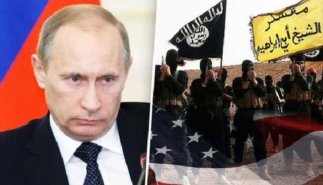 Nga đã chính thức buộc tội Mỹ hợp tác với IS (ảnh: Express)