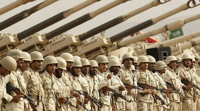 Hình ảnh binh sĩ quân đội Ả Rập Xê-út (ảnh: New Eastern Outlook)
