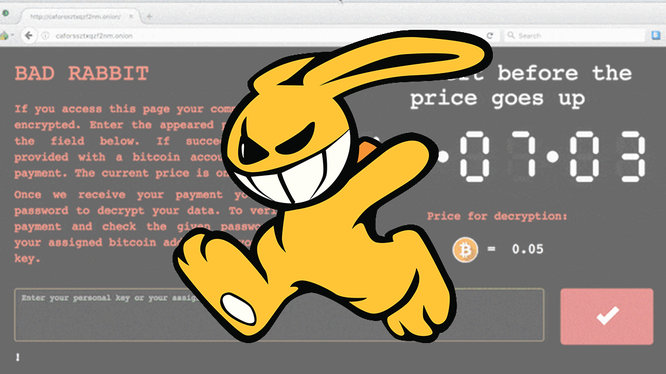 Có tên là “Bad Rabbit”, mã độc này là minh chứng mới nhất cho thấy tội phạm mạng đang dùng ransomware để moi tiền từ các nạn nhân trên toàn cầu. (Ảnh: CNN)