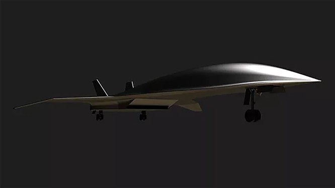 Máy bay siêu thanh của Hermeus Corporation có thể di chuyển từ New York tới London chỉ trong vòng 90 phút (Ảnh: CNN)