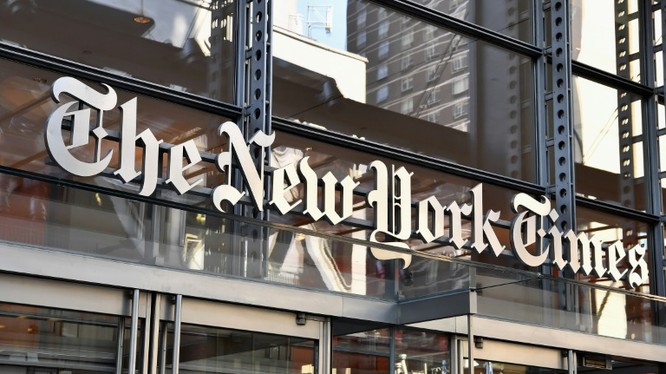 Tờ New York Times bị ông Trump tố là có hành động “phản quốc rõ ràng” (Ảnh: AP)