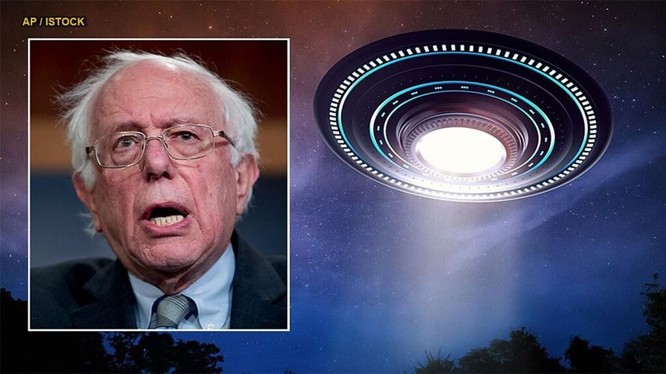 Thượng nghị sỹ Bernie Sanders hứa công khai thông tin về UFO và người ngoài hành tin (Ảnh: AP)