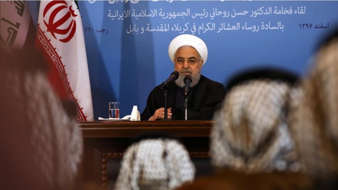 Tổng thống Iran Hassan Rouhani tuyên bố không bao giờ đối thoại song phương với Mỹ (Ảnh: Reuters)