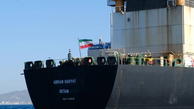 Tàu chở dầu Adrian Darya 1 – trước là Grace 1 – của Iran (Ảnh: Newsweek)
