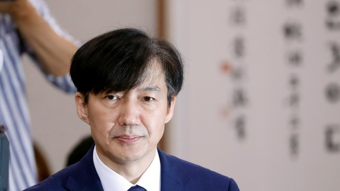 Ông Cho Kuk, ứng viên cho chức vụ Bộ trưởng Nội vụ Hàn Quốc, trong phiên điều trần hôm 6/9 (Ảnh: Reuters)