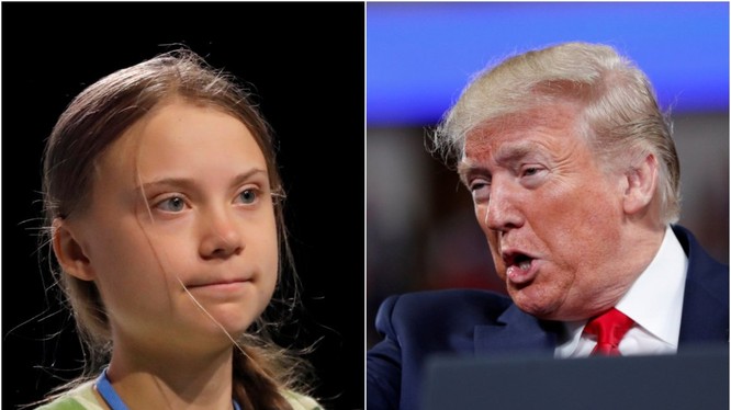 Đây là lần thứ hai mà Tổng thống Trump buông lời chế giễu Greta Thunberg (Ảnh: Business Insider)