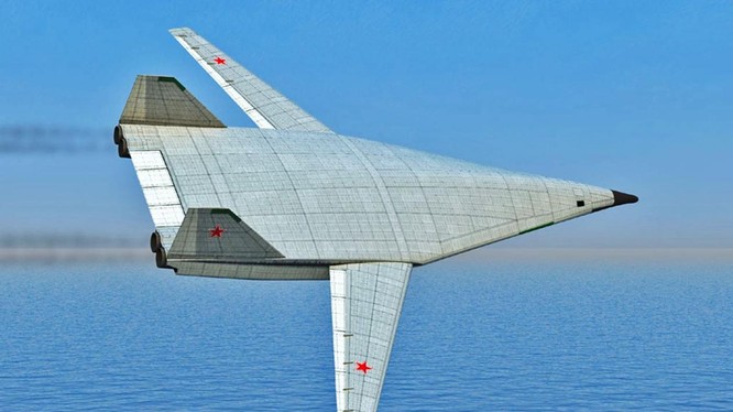 Mẫu máy bay tầm xa PAK DA của Nga (Ảnh: Sputnik)