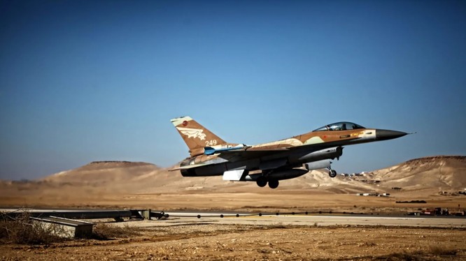 Một chiếc chiến đấu cơ F-16 của quân đội Israel (Ảnh: Haaretz)