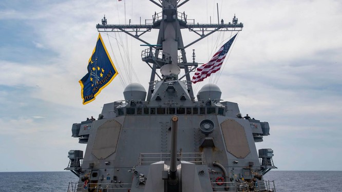 Tàu USS Mustin của Hải quân Mỹ (Ảnh: USNI)