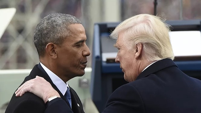 Tổng thống Trump và người tiền nhiệm Barack Obama nằm trong số những người bị đe dọa (Ảnh: Sputnik)